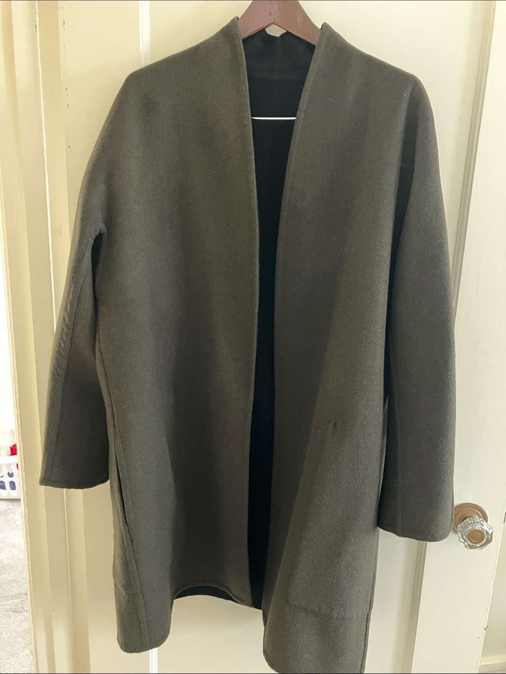 Amazing VINCE Reversible Wool Blend Coat